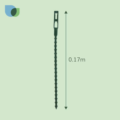 Planteopbindere 16,5 cm Grøn 50 Stk.