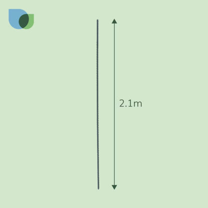 Plantepind 210 cm Ø16 mm Grøn