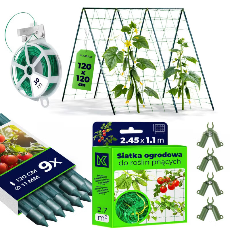 Plantepinde Sæt til Klatreplanter 120 cm x 11 mm 9 Stk.