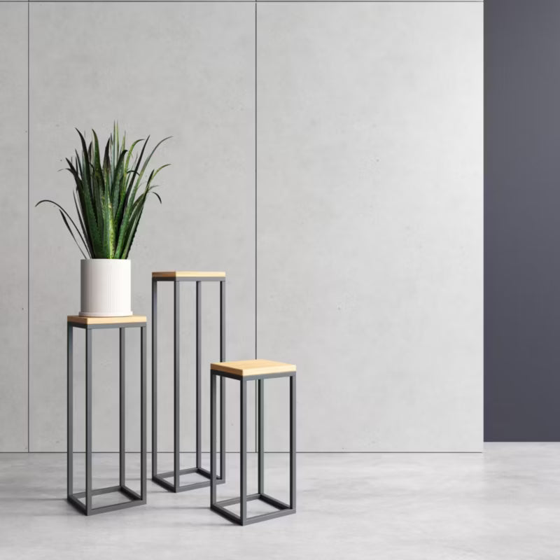 Plantestander Laval S 19x19x62 cm Sort Eg