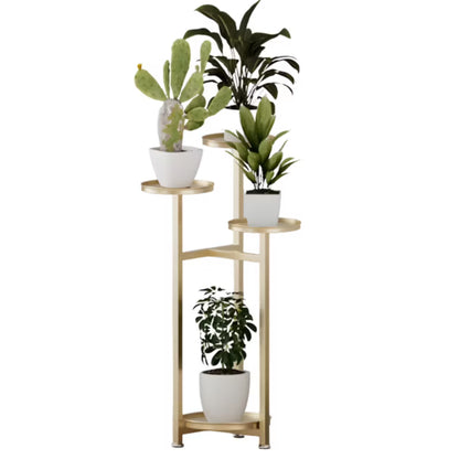 Plantestander Metal 80,5 cm 4 Niveauer Sort