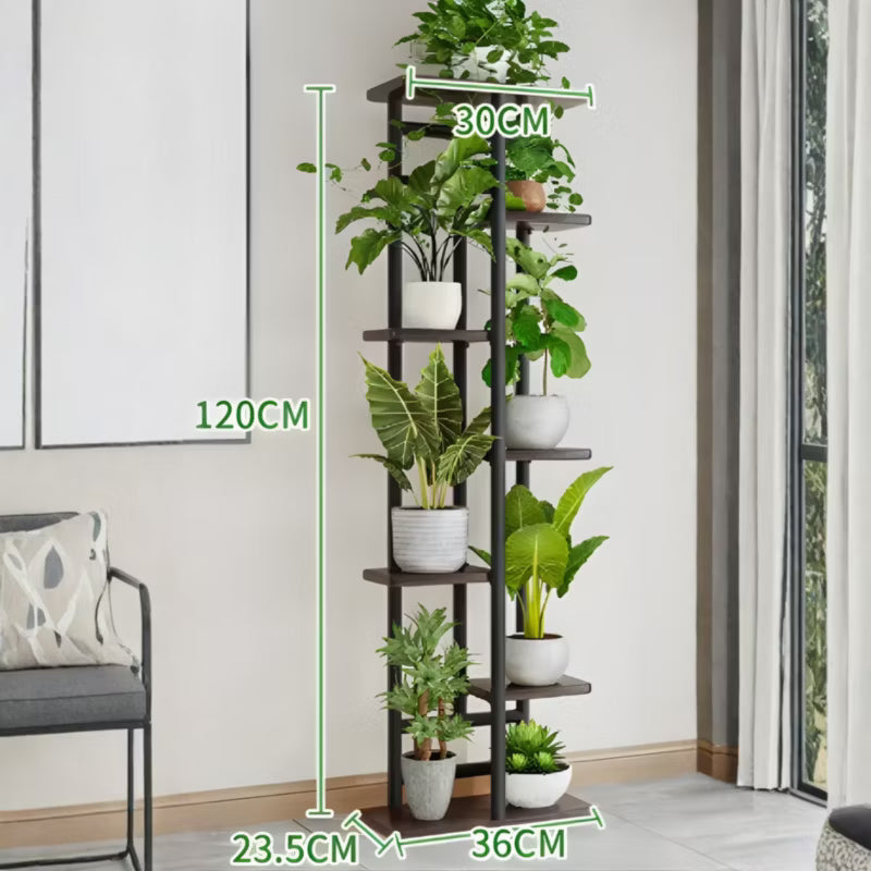 Plantestander Metal Loft 36x120 cm Brun