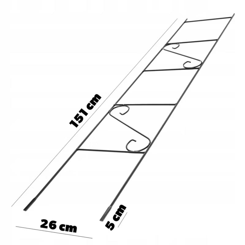Plantestativ 150 cm Stål til Klatreplanter