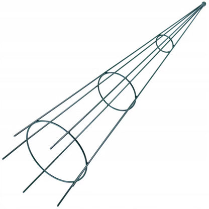 Plantestativ Kegle 25x122 cm Grøn Stål
