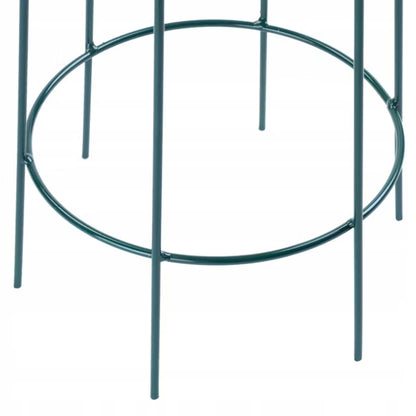 Plantestativ Kegle 25x122 cm Grøn Stål