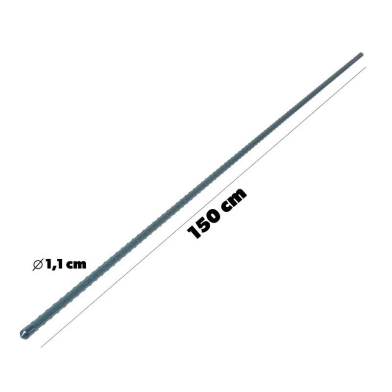 Plantestativer Sæt med Net 11 mm Grøn 9 Stk.