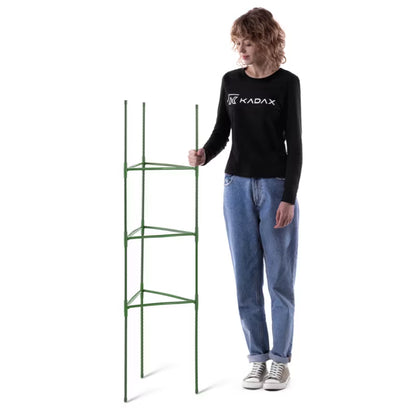 Plantestøtte 132 cm Grøn 6 Stk.