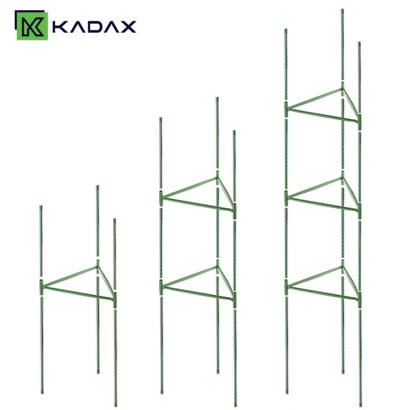 Plantestøtte 132 cm Grøn 6 Stk.