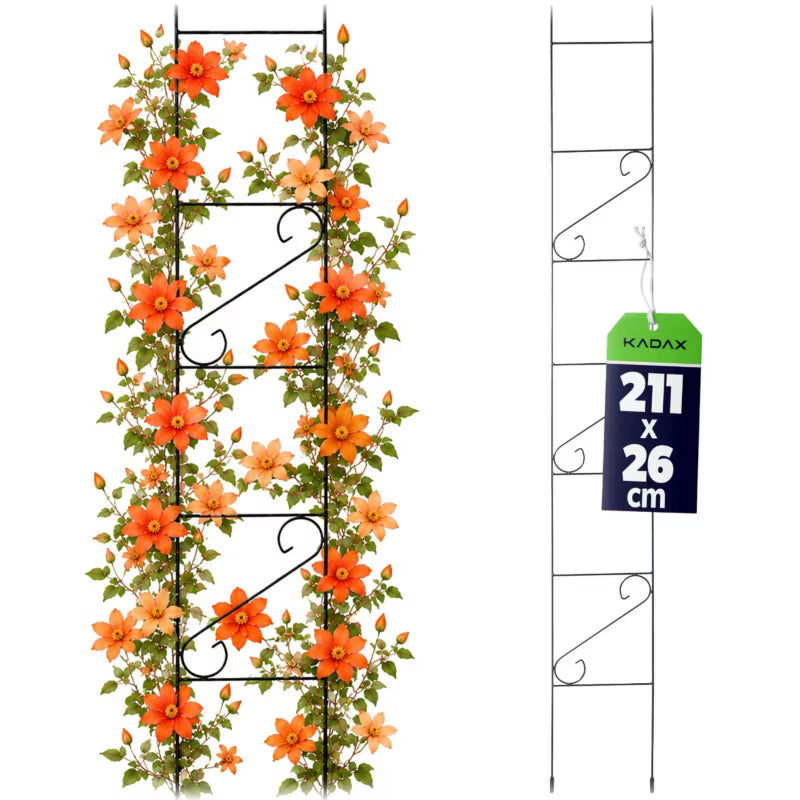 Plantestøtte Blomsterstige 210 cm Stål