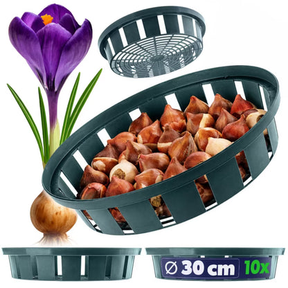 Planteurtekurv 30 cm Grøn 10 Stk.