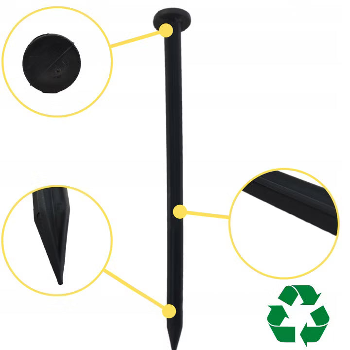 Plastikpløkker til Græskant 19 cm 30 Stk.