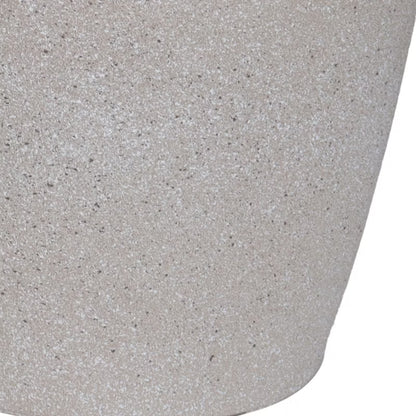 Plastikurtepotte 35 cm Beige Steneffekt