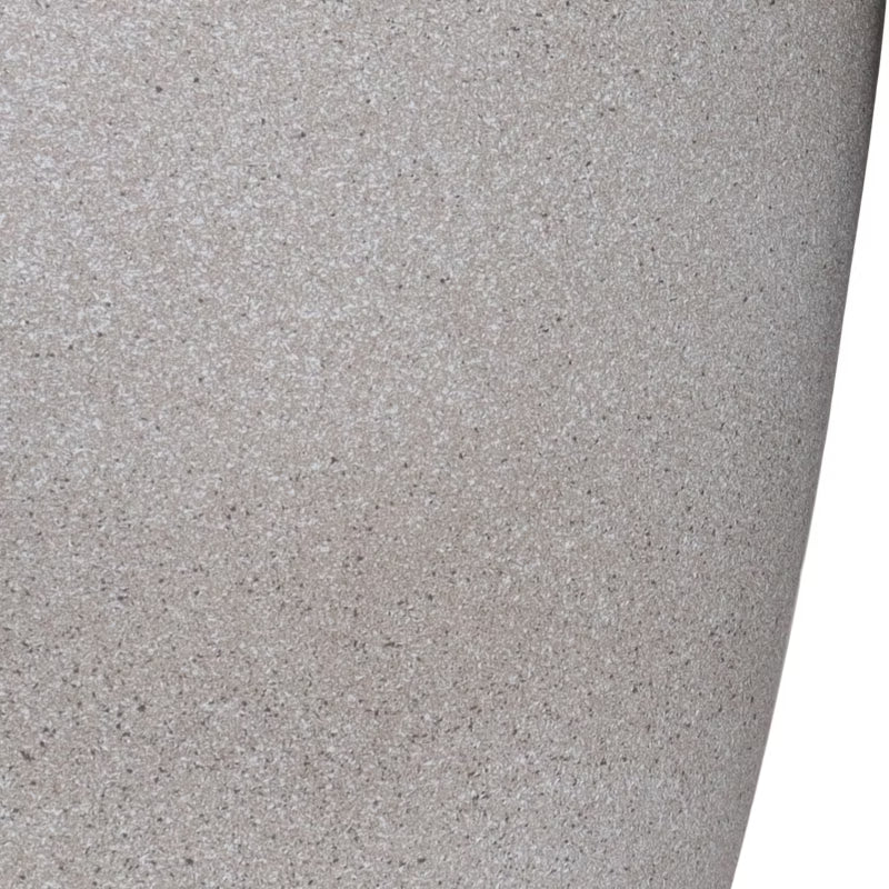 Plastikurtepotte 43 cm Beige Steneffekt