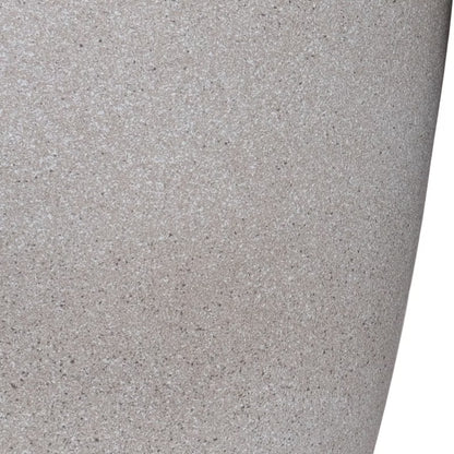 Plastikurtepotte 43 cm Beige Steneffekt