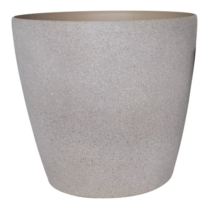 Plastikurtepotte 43 cm Beige Steneffekt