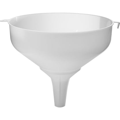 Plasttragt 25 cm Hvid