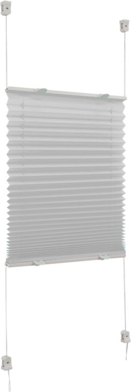 Plisse Colours Caprera 62 x 150 cm hvid