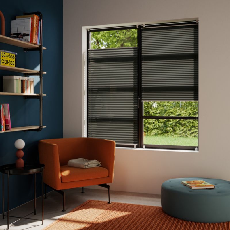 Plisse Colours Caprera 73 x 150 cm grå