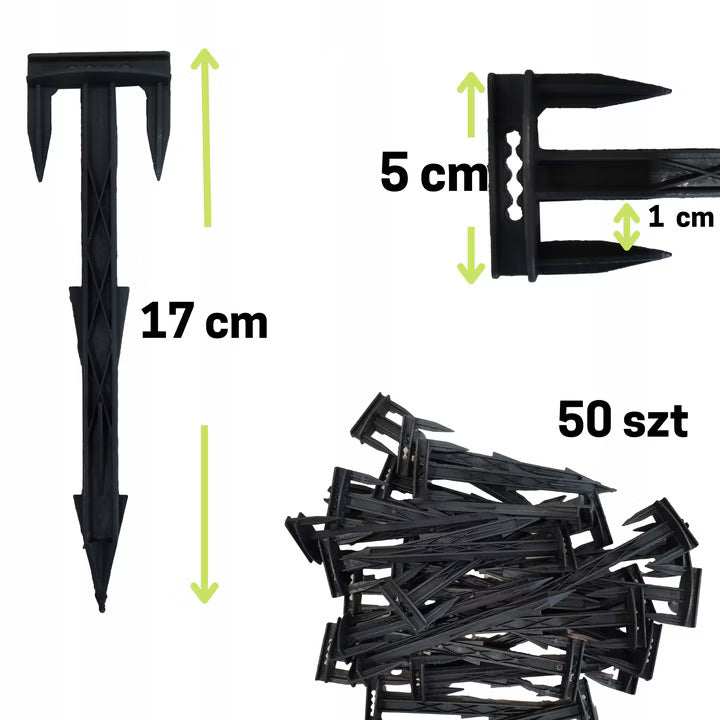 Pløkker til Fiberdug 17 cm 50 Stk