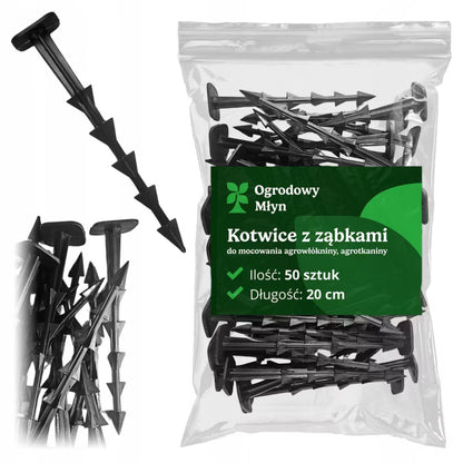 Pløkker til Fiberdug 20 cm 50 Stk
