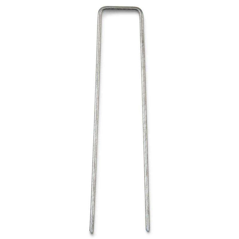 Pløkker til Fiberdug 140x30 mm Galvaniseret Stål 20 Stk.