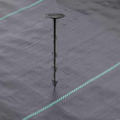 Pløkker til Fiberdug 15 cm Sort 100 Stk.