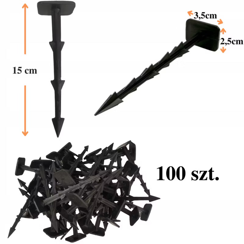 Pløkker til Ukrudtsdug 15 cm 100 Stk