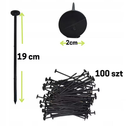Pløkker til Ukrudtsdug 19 cm 100 Stk
