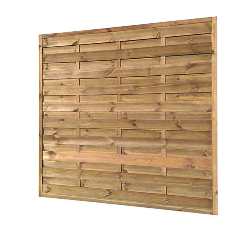 Blooma Arve hegn 180 x 180 cm brun med 30 mm ramme