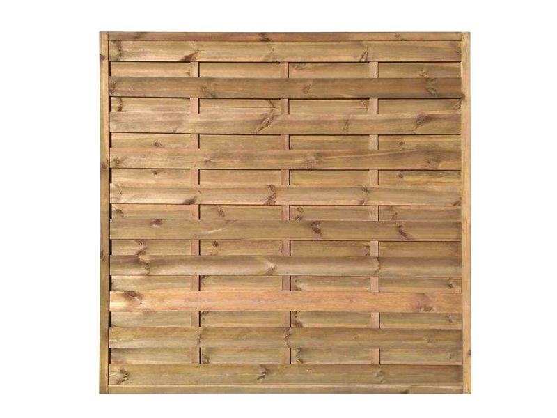 Blooma Arve hegn 180 x 180 cm brun med 30 mm ramme