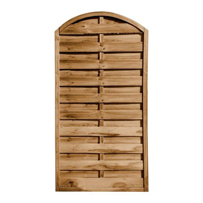 Blooma Arve hegn med bue 90 x 180 cm brun med 30 mm ramme
