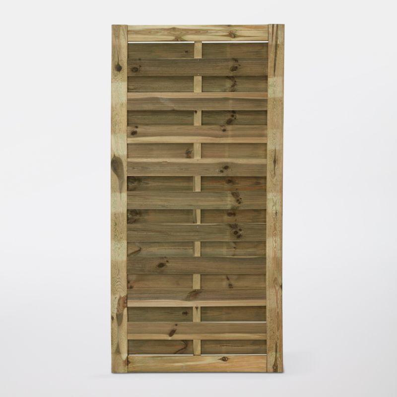 Blooma Douro hegn 90 x 180 cm grøn med 35 mm ramme