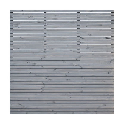 Niko hegn 180 x 180 cm med brædder 15 x 45 cm i antracit