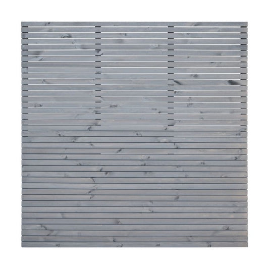 Niko hegn 180 x 180 cm med brædder 15 x 45 cm i antracit
