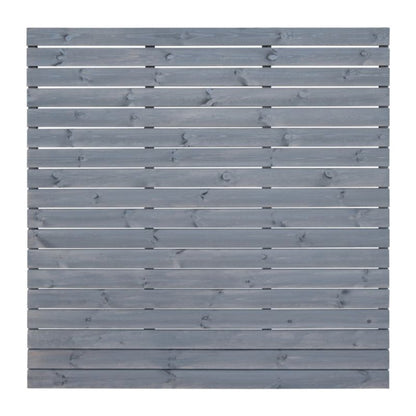 Niko hegn 180 x 180 cm med brædder 15 x 95 cm i antracit