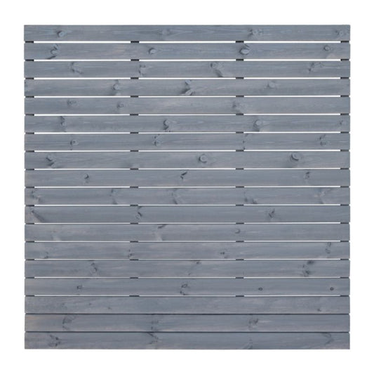 Niko hegn 180 x 180 cm med brædder 15 x 95 cm i antracit