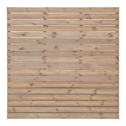 Niko hegn 180 x 180 cm med bræt 15 x 95 cm i brun