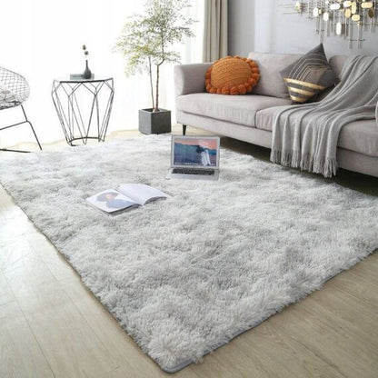 Plustæppe 160x220 cm Lysegrå Polyester