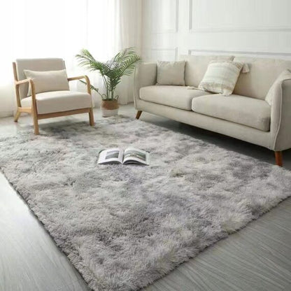 Plustæppe 160x220 cm Lysegrå Polyester