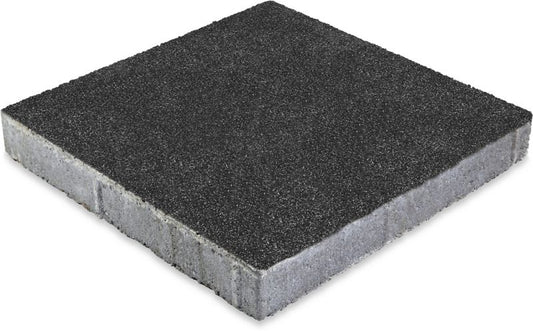 Polbruk gangplade 35 x 35 x 5 cm i grafit med vasket overflade