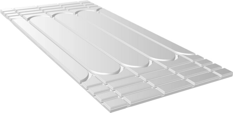 EPS 300 Gulvvarmegrundplade Aluminium 120x60x2,5 cm Sølv | 5907752648601