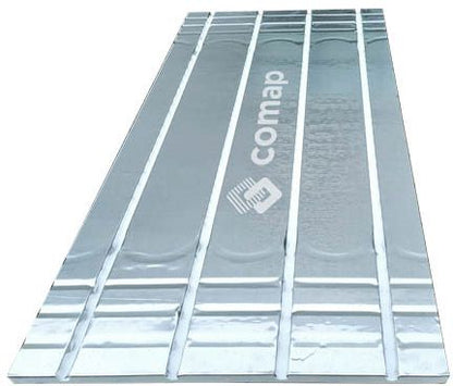 EPS 300 Gulvvarmegrundplade Aluminium 120x60x2,5 cm Sølv | 5907752648601