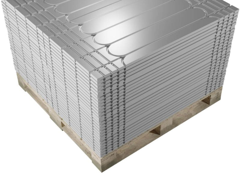 EPS 300 Gulvvarmegrundplade Aluminium 120x60x2,5 cm Sølv | 5907752648601