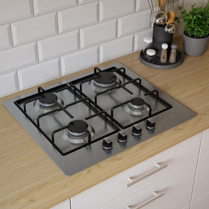 Cooke&Lewis GASPO4 gasblus 60 cm med 4 brændere