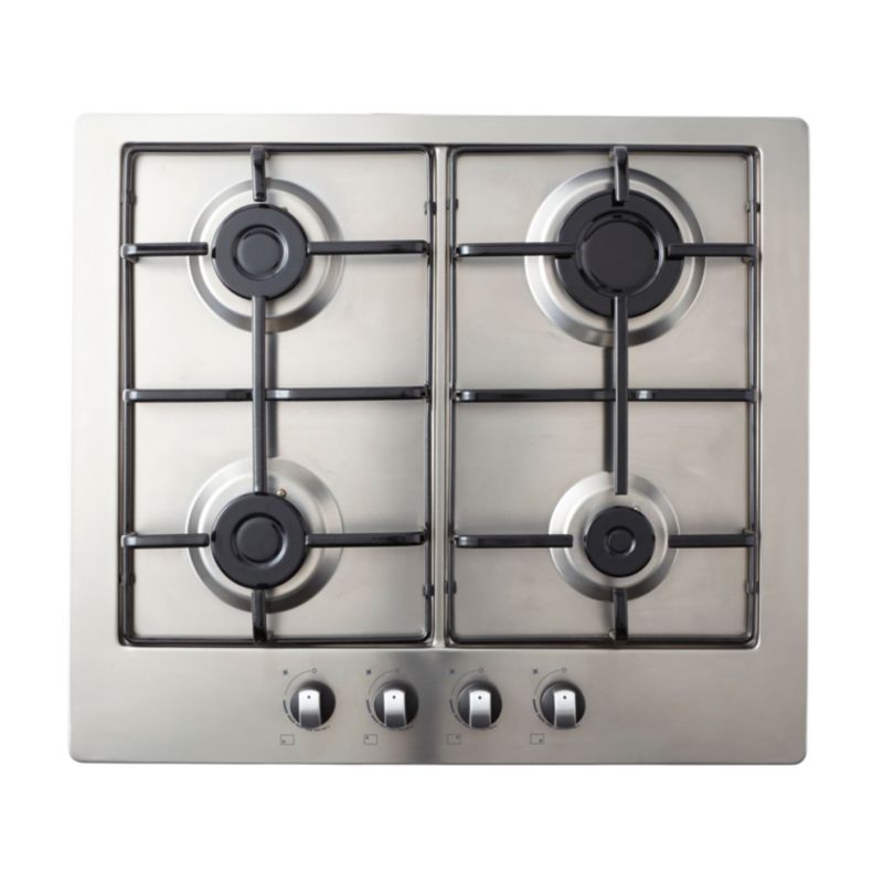 Cooke&Lewis GASPO4 gasblus 60 cm med 4 brændere