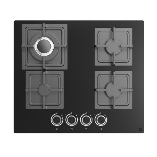 GoodHome GH60GASLK gaskogeplade 60 cm med 4 brændere