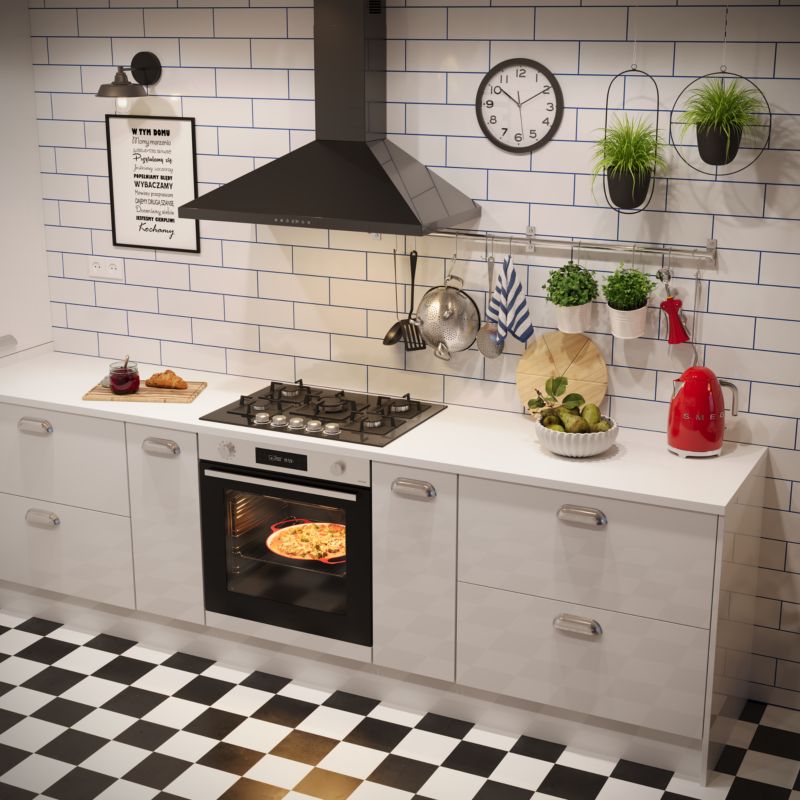 GoodHome GH78GASLK gasblusplade 70 cm med 5 brændere