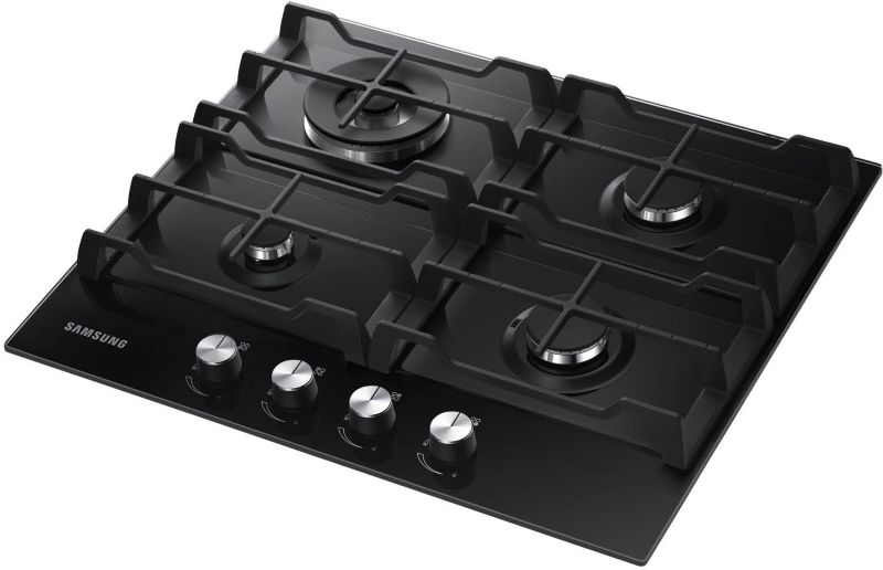 Samsung NA64H3031AK gasblus 60 cm sort med 4 brændere