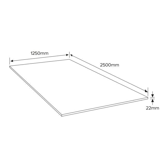 OSB-plade 3 Kronopol 2500 x 1250 x 22 mm 3,125 m2
