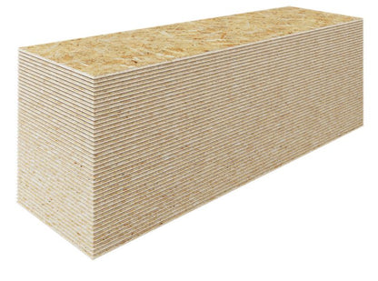 OSB-plade 3 SwissKrono fræset 2500 x 675 x 18 mm 1,687 m²